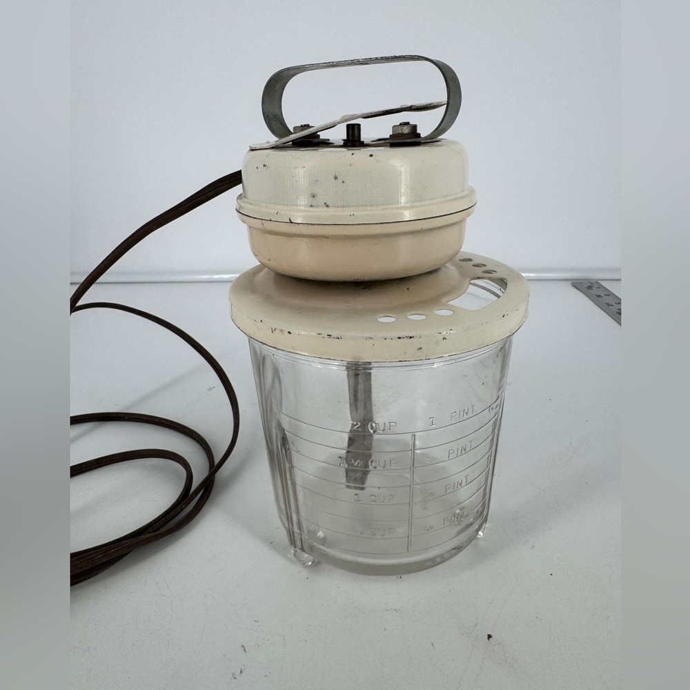 Vintage Working Electromix 2 Cup Mixer Meljax Manufacturing Co E-50
